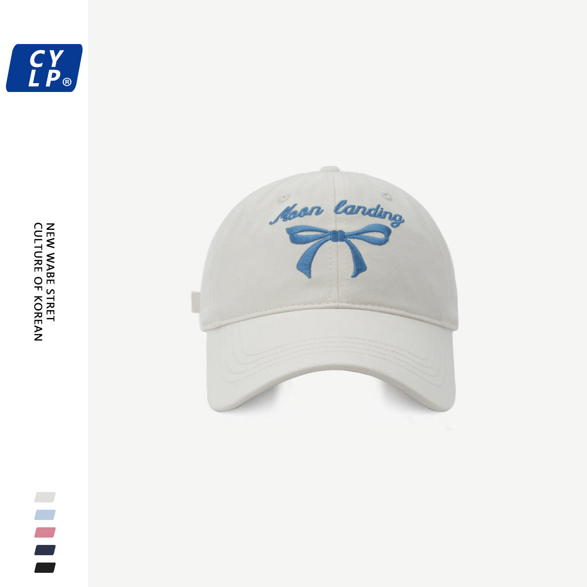 Wholesale Sweet Bow Embroidered Baseball Cap